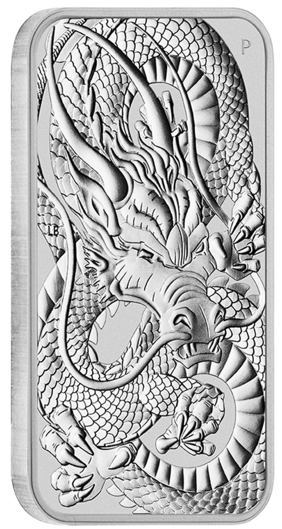 Premium Bullion Perth Mint | 2021 Dragon 1Oz .9999 Silver Rectangular Bu Coin