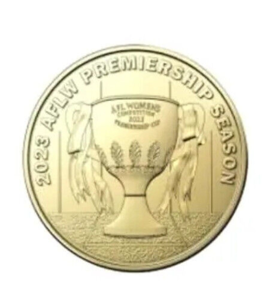 Royal Australian Mint Royal Australian Mint | Royal Australian Mint $1 Albr Unc 2023 Aflw Premiership Season