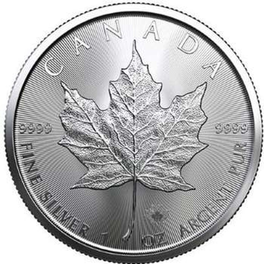 Premium Bullion Royal Canadian Mint | Royal Canadian Mint $5 1Oz Maple Leaf 2022 Silver Bullion Coin