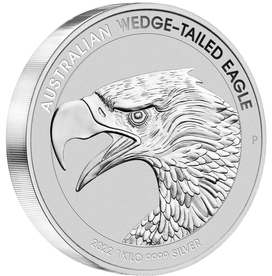 Perth Mint Perth Mint | Australian Wedge-Tailed Eagle 2022 Kilo Silver Enhanced Reverse Proof