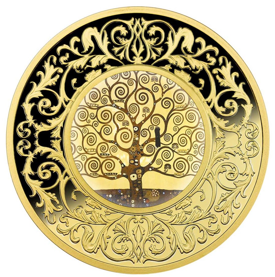 Mint Of Poland Mint of Poland | 2021 Cameroon 500 Francs Silver Proof Coin - Tree Of Happiness (Gold)