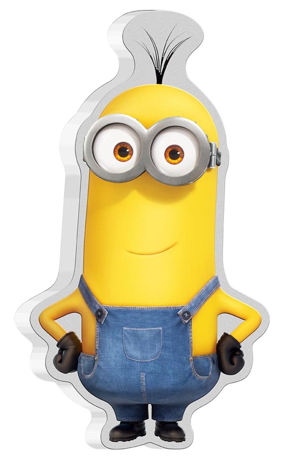 World Coins The Coin Company | 2021 Niue $2 1Oz Silver Coin - Minion Shape - Kevin