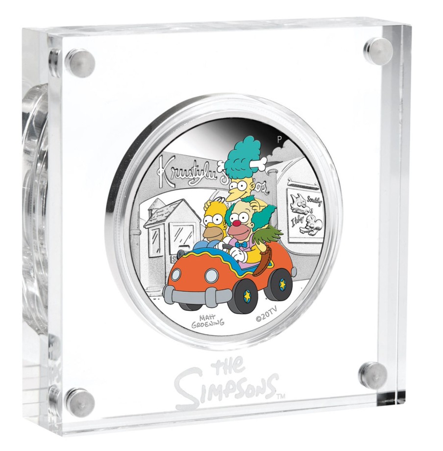 Perth Mint Perth Mint | Krustylu Studios 2022 1Oz Silver Proof Coloured Coin