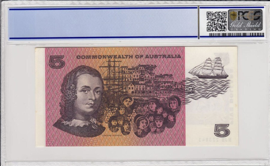 Banknotes Reserve Bank | 1972 Philips/Wheeler $5 Banknote Pcgs 64 Choice Unc