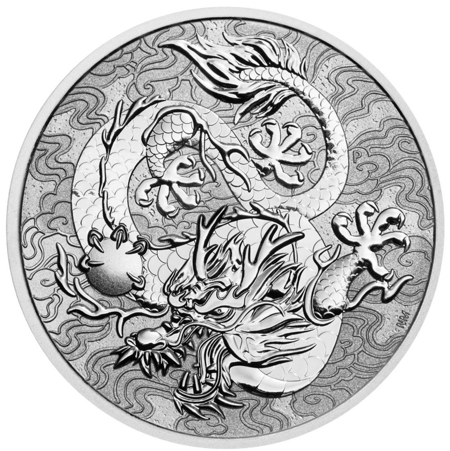 Premium Bullion Perth Mint | 2021 Chinese Myths And Legends - Dragon 1Oz .9999 Silver Bu Coin