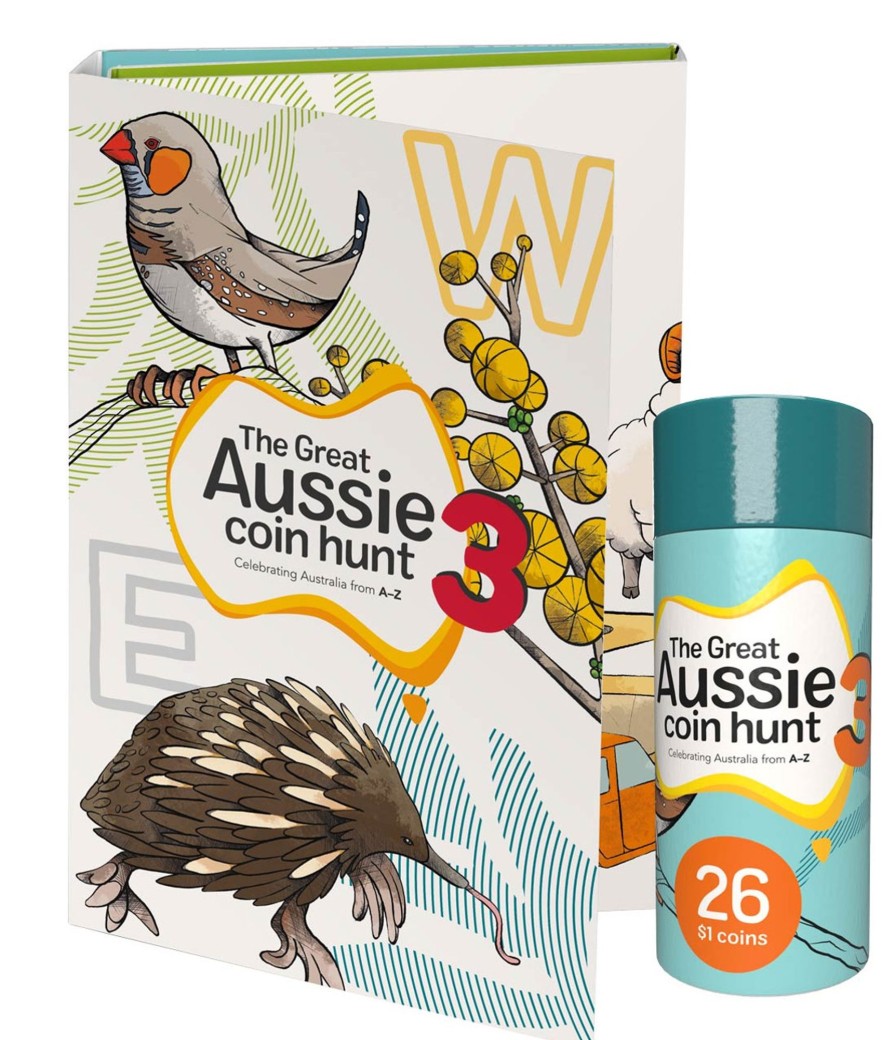 Royal Australian Mint Australia Post | The Great Aussie Coin Hunt 3 - 2022 26 Coin Tube And Collector'S Folder