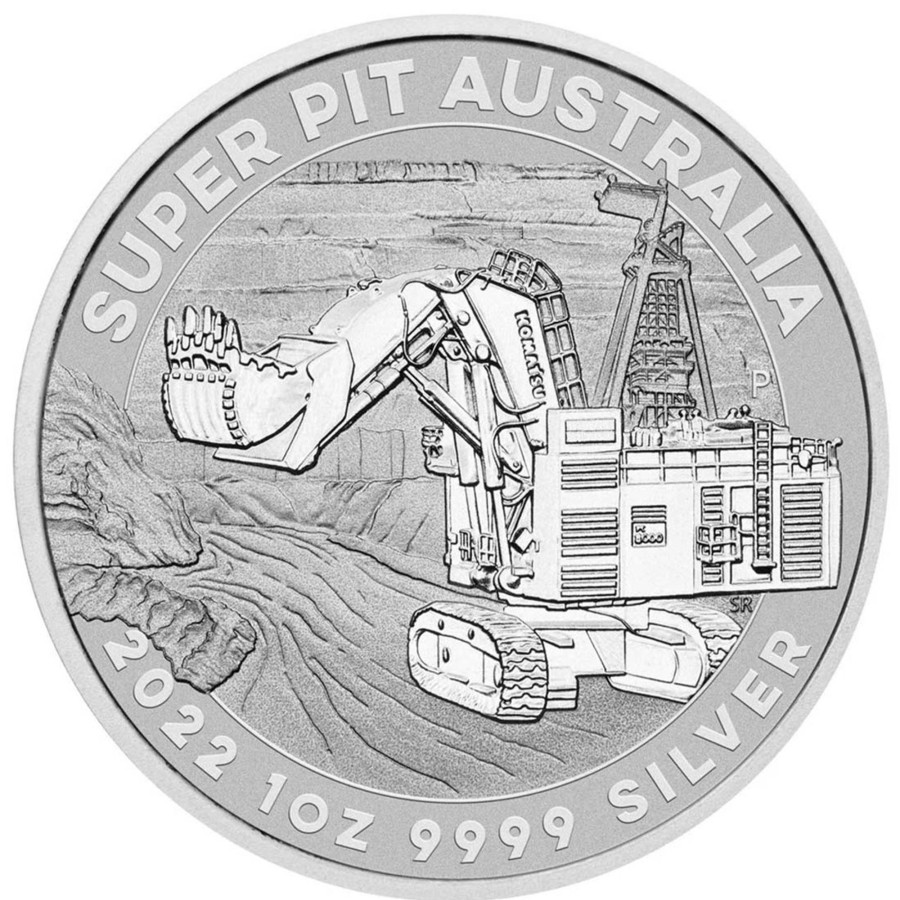 Premium Bullion Perth Mint | 2022 1Oz .9999 Silver Bu Coin - Super Pit Australia