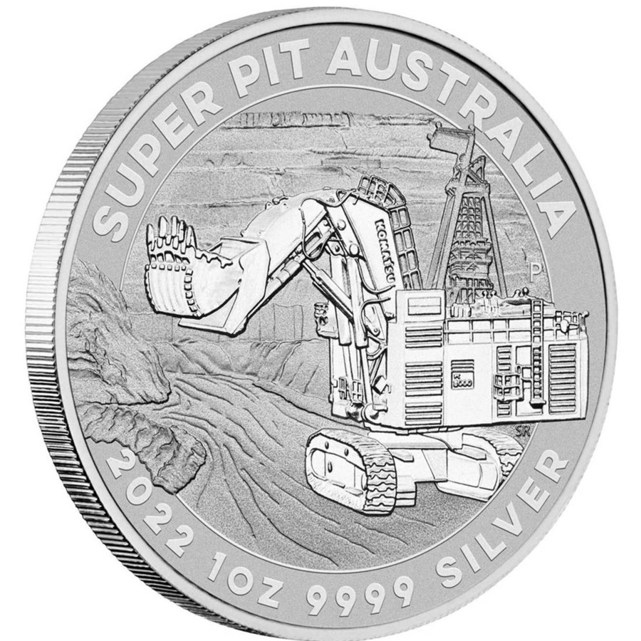 Premium Bullion Perth Mint | 2022 1Oz .9999 Silver Bu Coin - Super Pit Australia