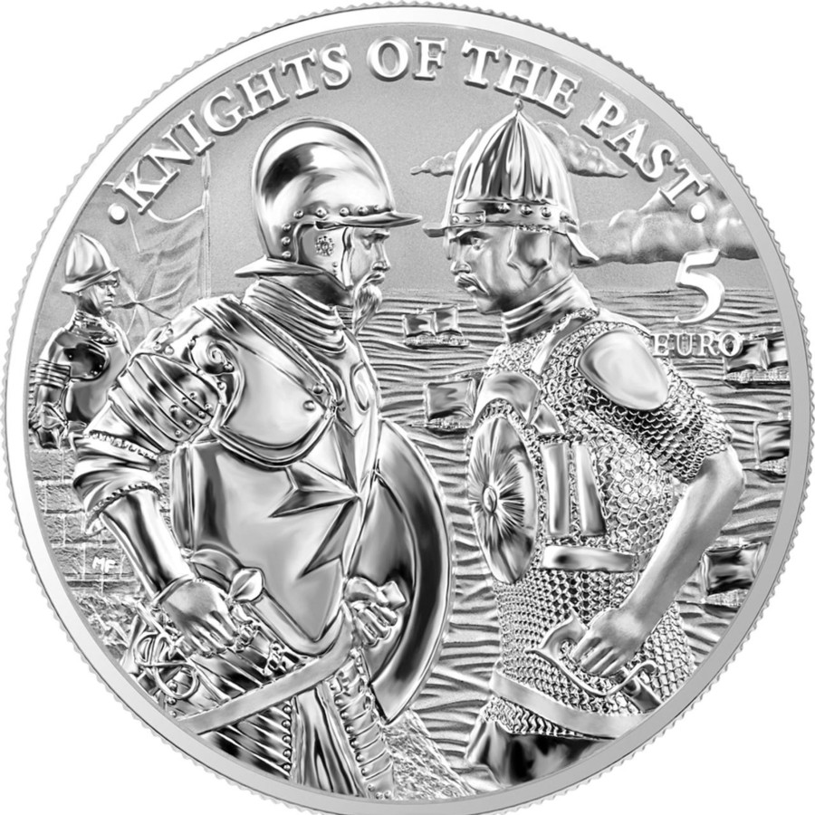 Premium Bullion Germania Mint | Knights Of The Past 2022 1Oz .9999 Silver Bu Coin