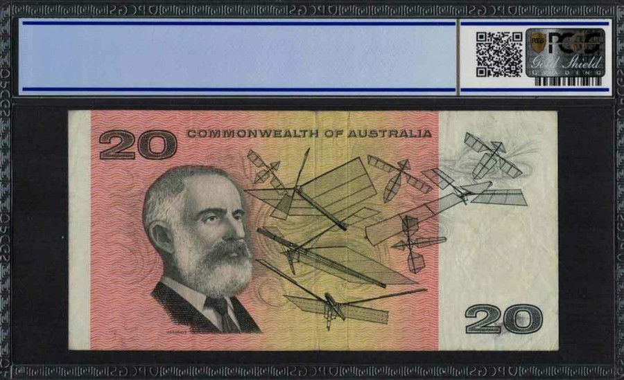 Banknotes NPA | 1967 Australian $20 Banknote, Coombs/Randall Graded By Pcgs Vf25 Very Fine