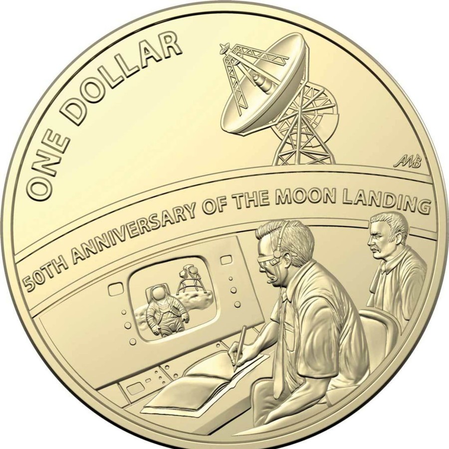 Royal Australian Mint Royal Australian Mint | 2019 Moon Landing $1 Coin - Ex Mint Set