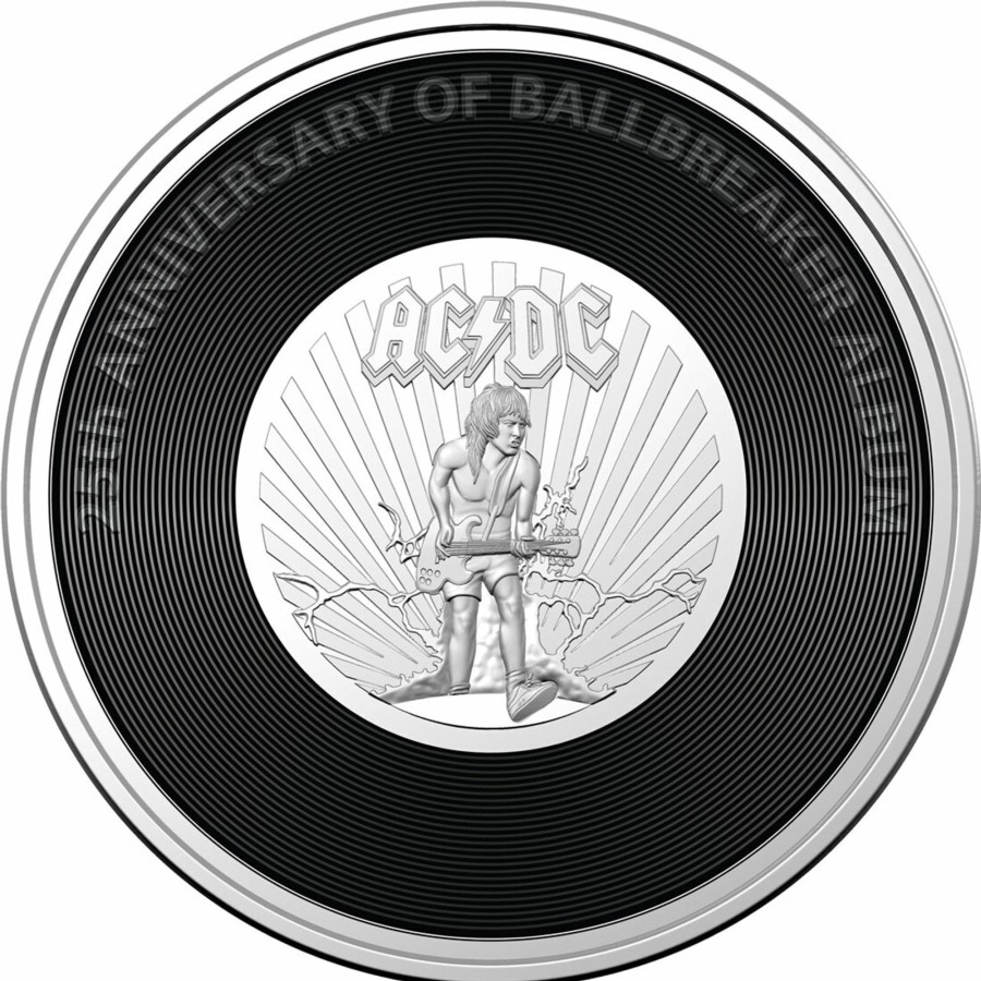 Royal Australian Mint Royal Australian Mint | 2020 20C Cuni Coloured Uncirculated Coin - Ac/Dc Ballbreaker