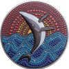 World Coins Palau | 2021 Palau $20 3Oz Black Proof Silver Coin - The Whale - Dot Art