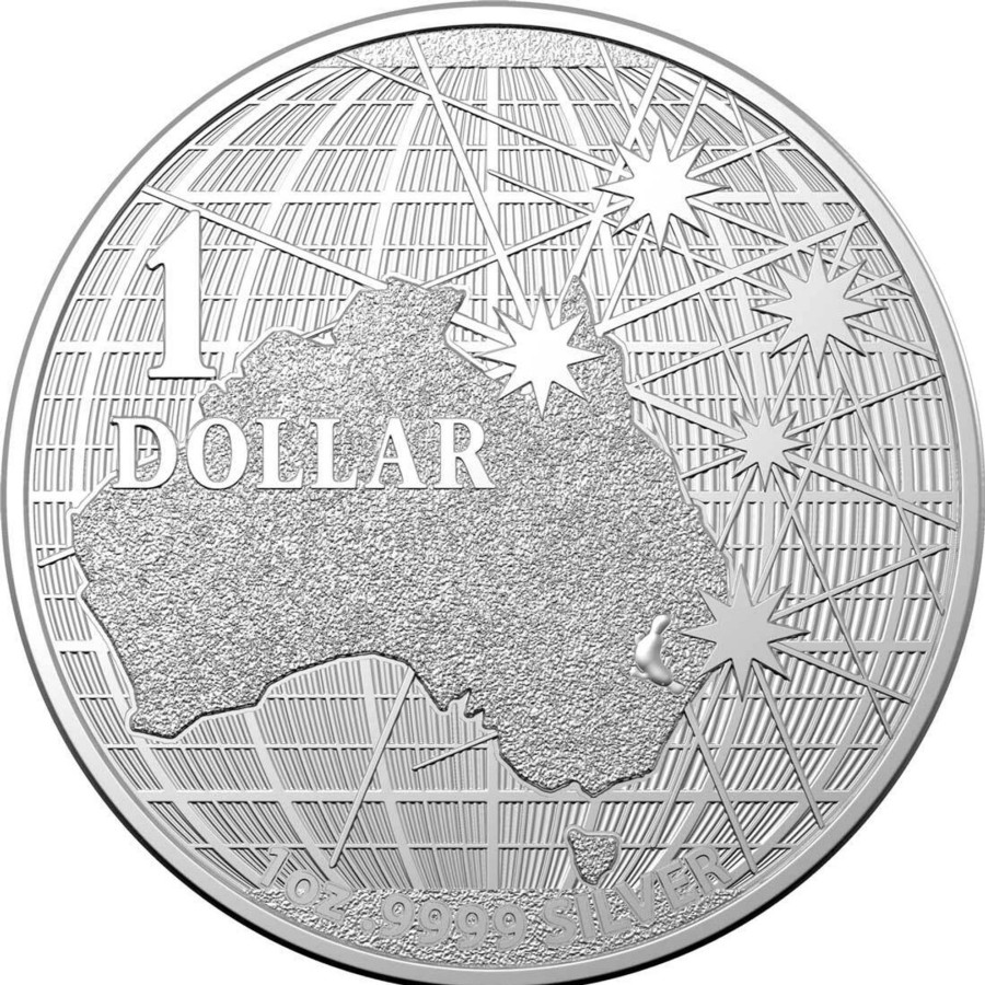 Premium Bullion Royal Australian Mint | 2021 Beneath The Southern Skies (Platypus) 1Oz .9999 Silver Bu Coin