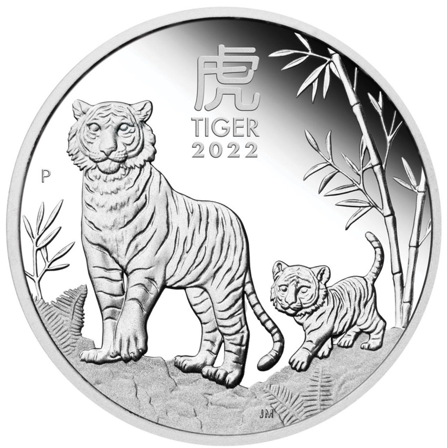 Perth Mint Perth Mint | 2022 Year Of The Tiger 1/2Oz Silver Proof Coin