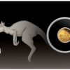 Perth Mint Perth Mint | Mini Roo 2023 0.5G Gold Proof Coin In Card