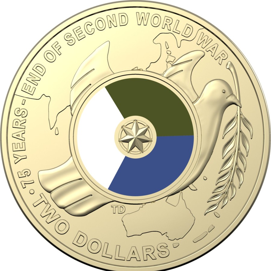 Royal Australian Mint Royal Australian Mint | 2020 $2 Albr Coin - 75Th Anniversary Of The End Of Wii - Ex Ram Roll