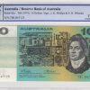 Banknotes Reserve Bank | 1974 Phillips/Wheeler $10 Banknote Pcgs 58 Choice Aunc