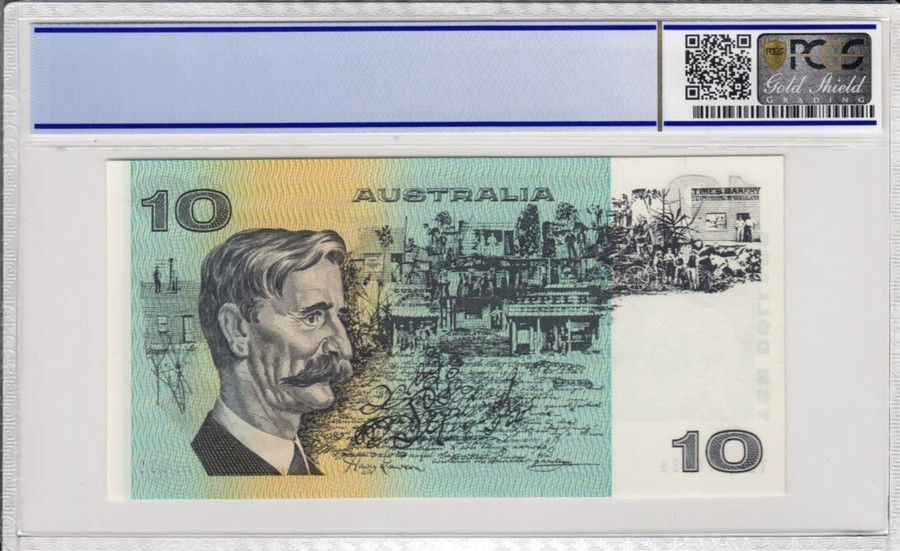 Banknotes Reserve Bank | 1974 Phillips/Wheeler $10 Banknote Pcgs 58 Choice Aunc