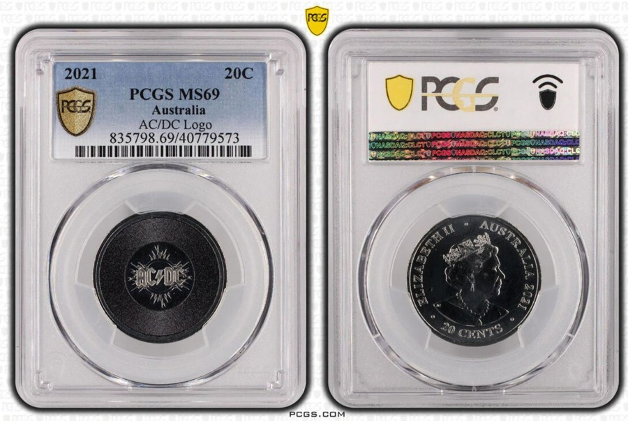 Pcgs Royal Australian Mint | 2021 20C Ac/Dc Logo Pcgs Ms69