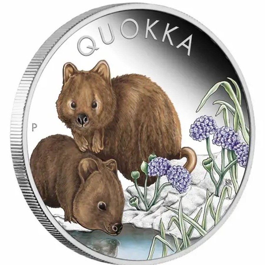 Perth Mint Perth Mint | Perth Mint Quokka 1 Oz 99.99% 2023 Silver Proof Coloured Coin