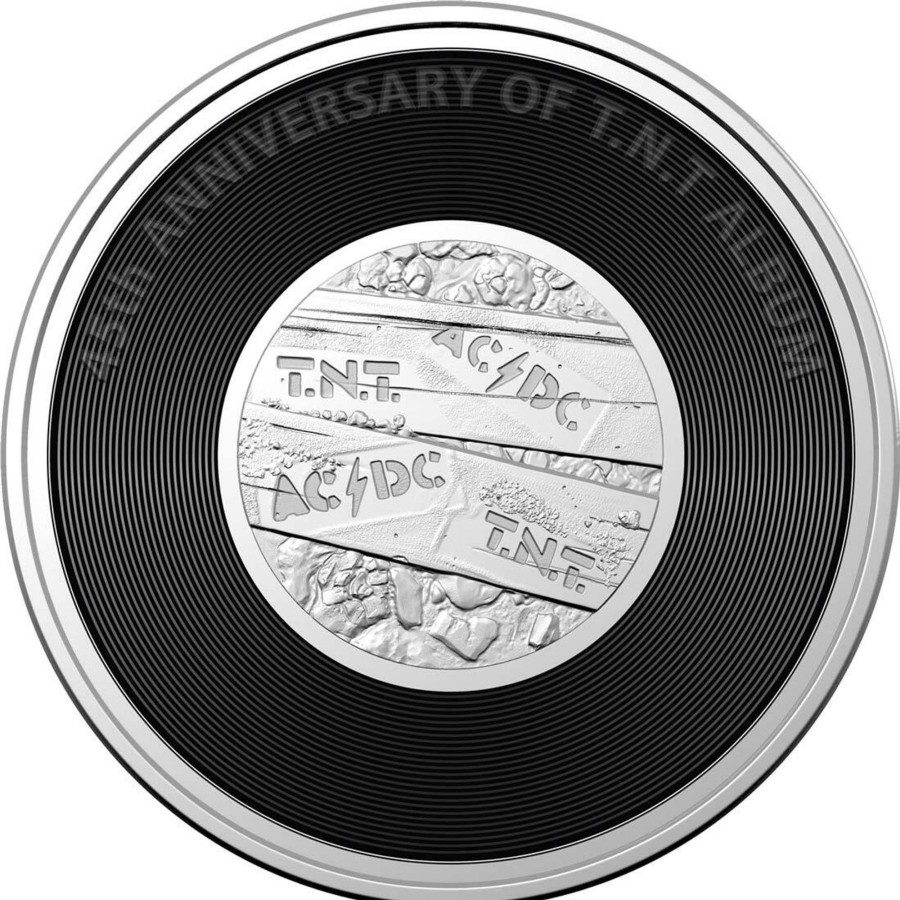 Royal Australian Mint Royal Australian Mint | 2020 20C Cuni Coloured Uncirculated Coin - Ac/Dc T.N.T