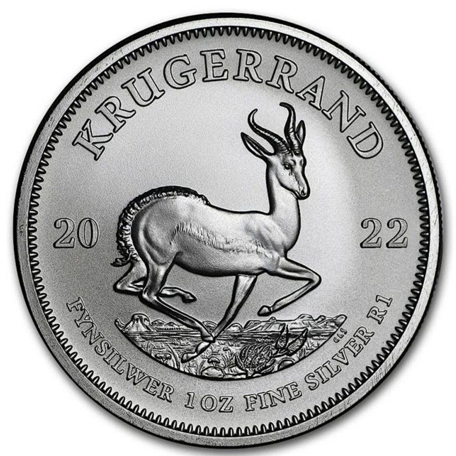 Premium Bullion South African Mint | 2022 1Oz South Africa Krugerrand .999 Silver Bu Coin