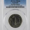 Pcgs Royal Australian Mint | 2001 Australia 20C Norfolk Island Pcgs Graded Ms66