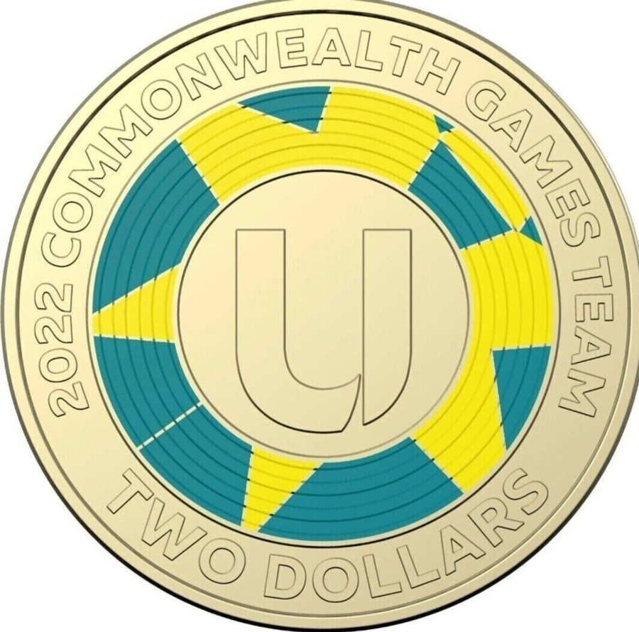 Royal Australian Mint Royal Australian Mint | Royal Australian Mint Commonwealth Games Team U 2022 $2 Coin