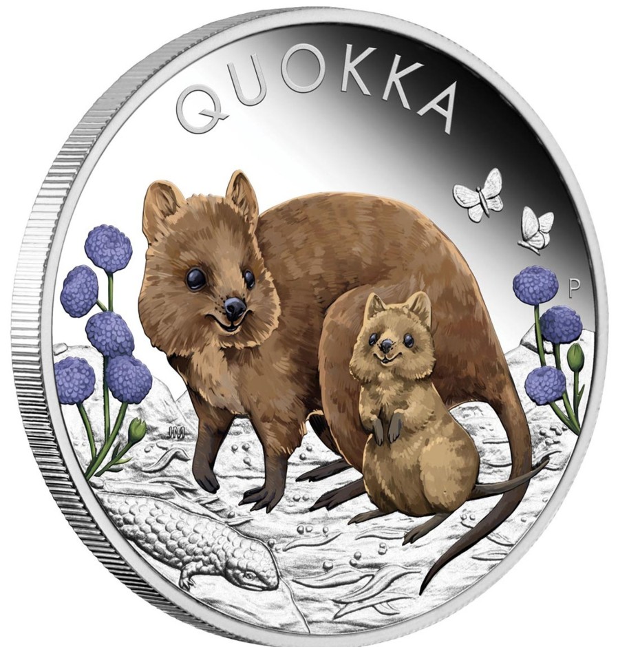 Perth Mint Perth Mint | Quokka 2022 1Oz Silver Proof Coloured Coin