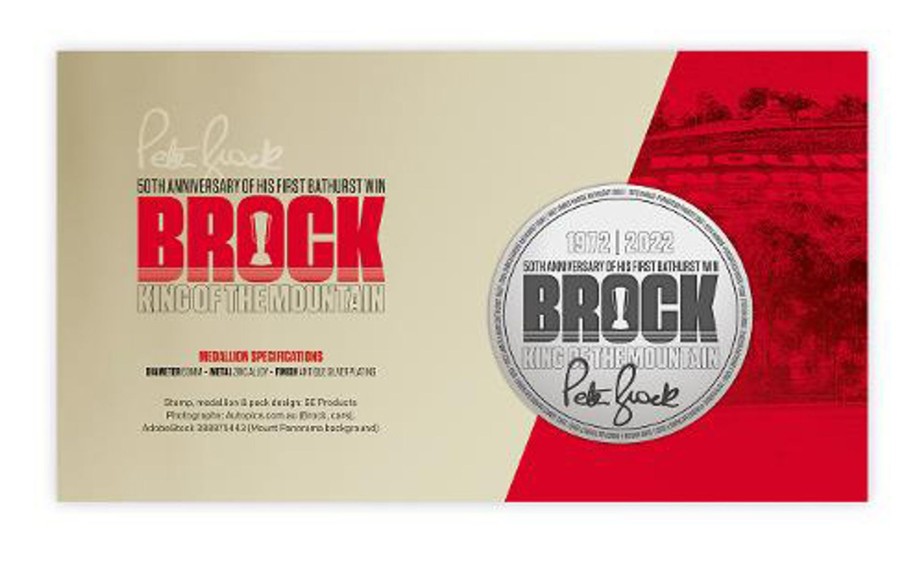 Pnc Australia Post | 1987 Holden Vl Commodore Brock 50 Years Stamp And Medallion Cover