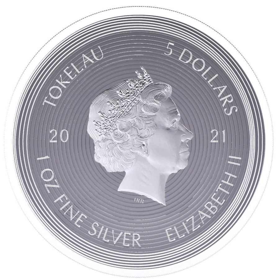 Premium Bullion Pressburg Mint | 2021 Tokelau 1Oz .9999 Silver Bu Coin - Icon