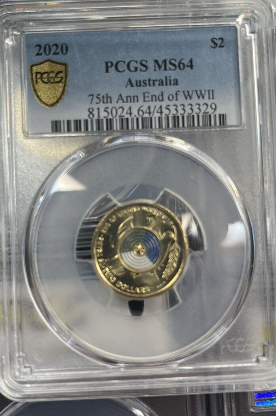 Pcgs Royal Australian Mint | 2020 Australian $2 75Th Anniversary End Of Ww2 Pcgs Ms64 Coin