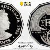 Pcgs Royal Australian Mint | 2022 Platinum Jubilee Silver Proof 50C Elizabeth Ii Pcgs Pr69 Dcam #1