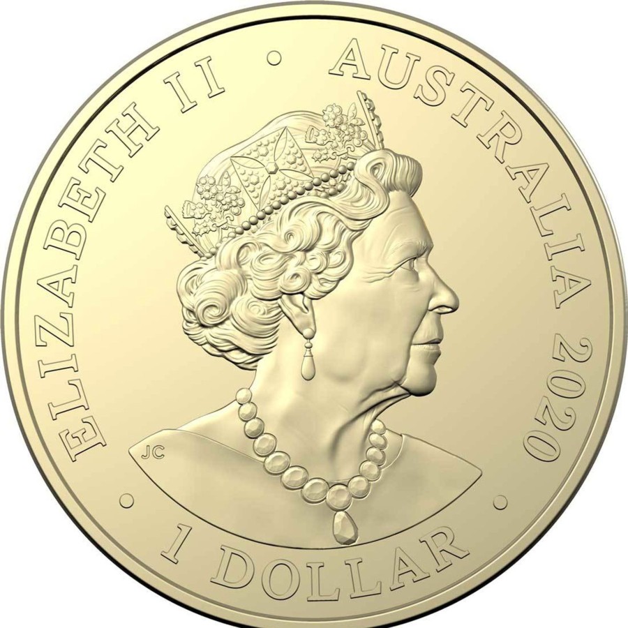 Royal Australian Mint Royal Australian Mint | 2020 $1 Albr Coloured Frunc Coin - Australian Olympic Team - Ambassador Taliqua Clancy - Beach Volleyball