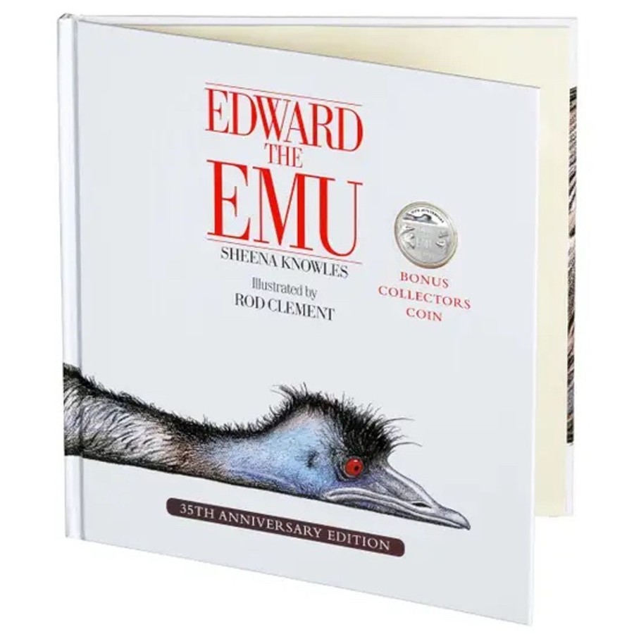 Royal Australian Mint Royal Australian Mint | Royal Australian Mint Edward The Emu 35Th Anniversary 20C Colour Unc Coin & Special Edition Book