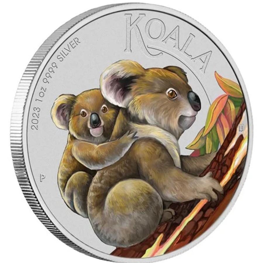 Perth Mint Perth Mint | Perth 2023 National Stamp And Coin Exhibition Koala 2023 1Oz Silver Coloured Coin In Card