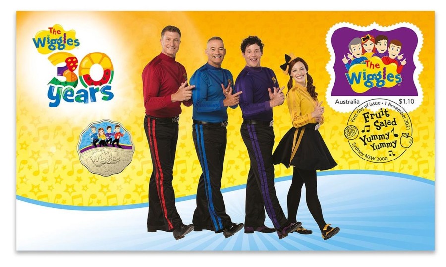 Pnc Australia Post | The Wiggles New Postal Numismatic Cover