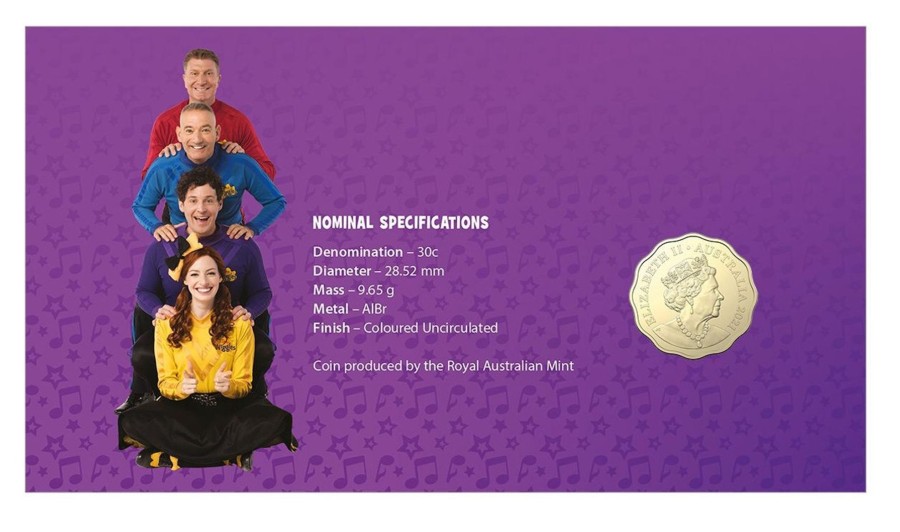 Pnc Australia Post | The Wiggles New Postal Numismatic Cover