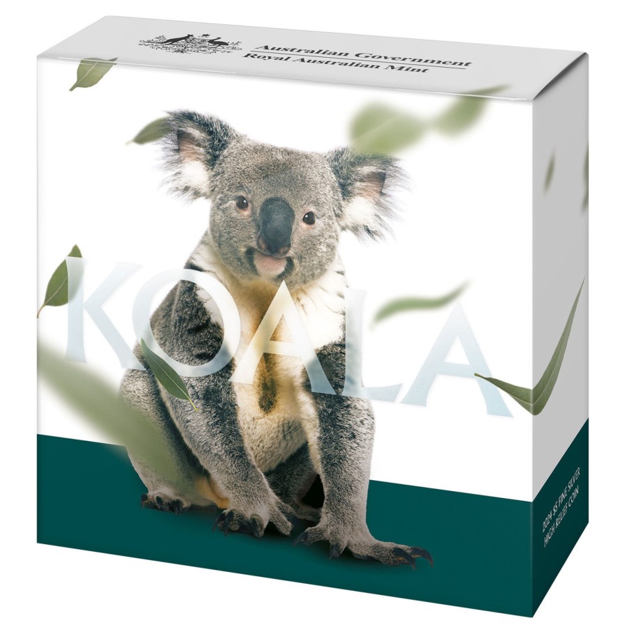 Premium Bullion Royal Australian Mint | Royal Australian Mint 2023 $5 Koala 1 Oz Silver High Relief Coin