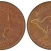 Pre-Decimal Coins Royal Australian Mint | 1964 Melbourne Mint Penny Elizabeth Ii Uncirculated