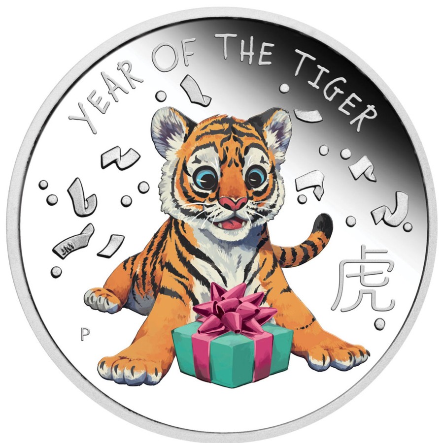 Perth Mint Perth Mint | 2022 1/2Oz Silver Proof Coin - Baby Tiger