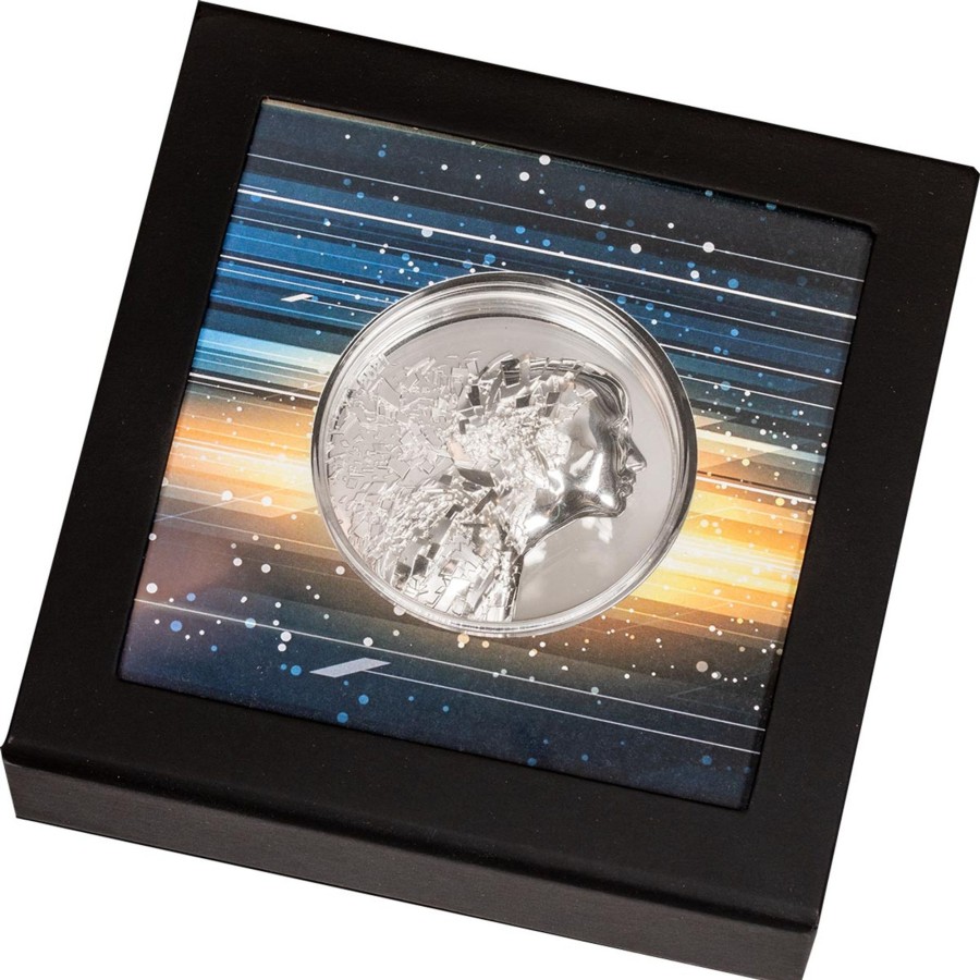 World Coins CIT | 2021 Cook Islands $20 3Oz Silver Proof Coin - Silver Burst