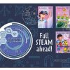 Pnc Australia Post | Full Steam Ahead Stamp And Glow In The Dark Medallion Cover