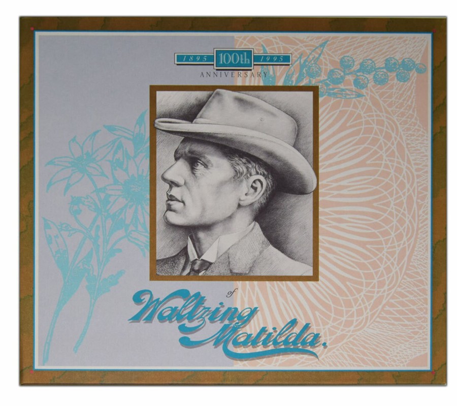 Banknotes NPA | 1995 Waltzing Matilda Portfolio $10 Banknote - $10 Phonecard Blue S/N