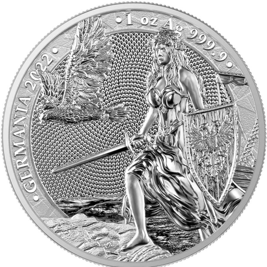 Premium Bullion Germania Mint | 2022 Germania Mint 1Oz .9999 Silver Bu Coin - Germania