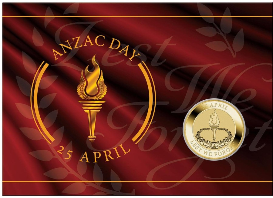 Perth Mint Perth Mint | 2023 Anzac Day Al/Br Coin In Card