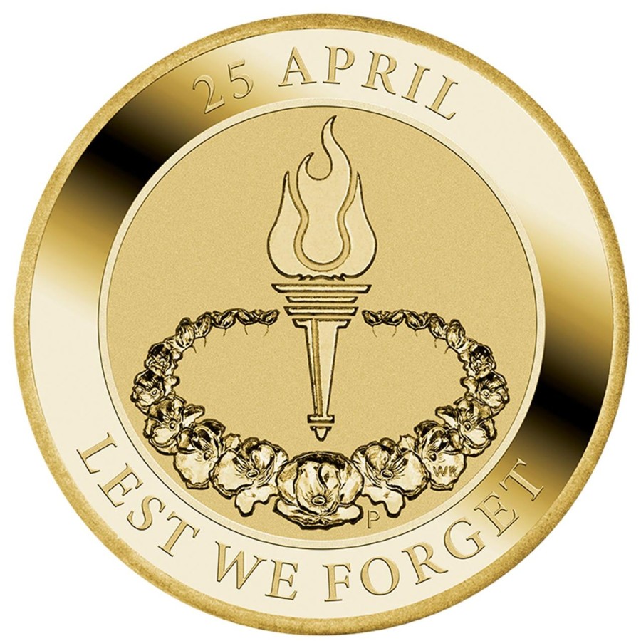 Perth Mint Perth Mint | 2023 Anzac Day Al/Br Coin In Card