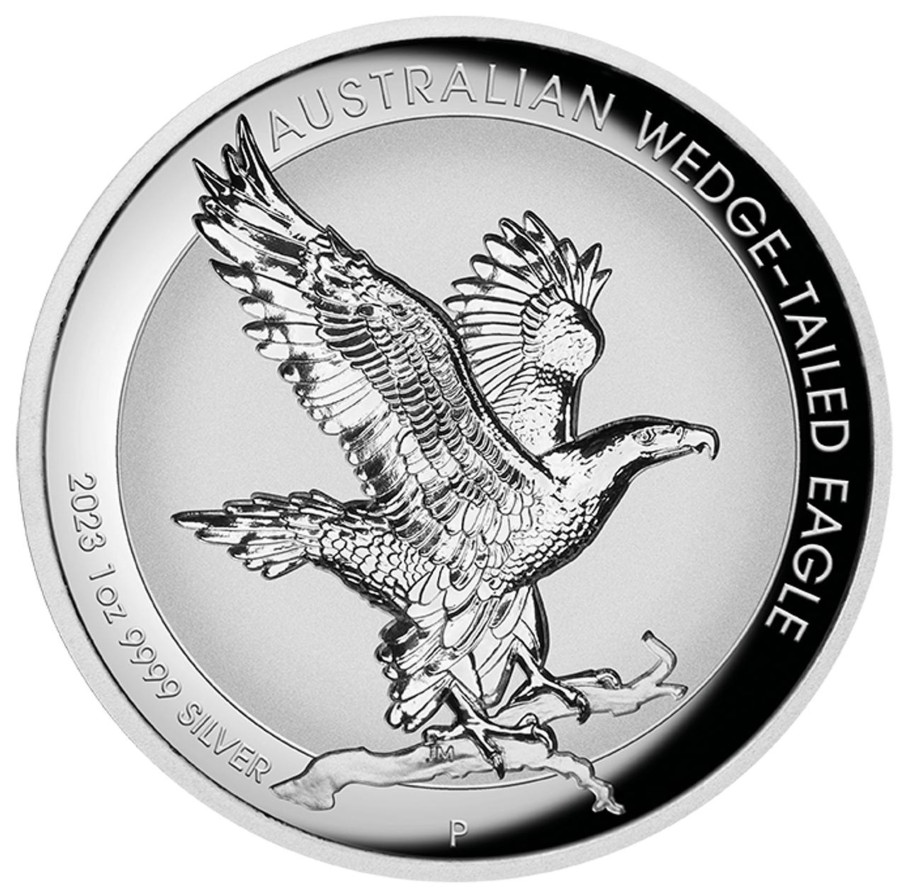 Perth Mint Perth Mint | Australian Wedge-Tailed Eagle 1 Oz 99.99% Silver Incused Coin