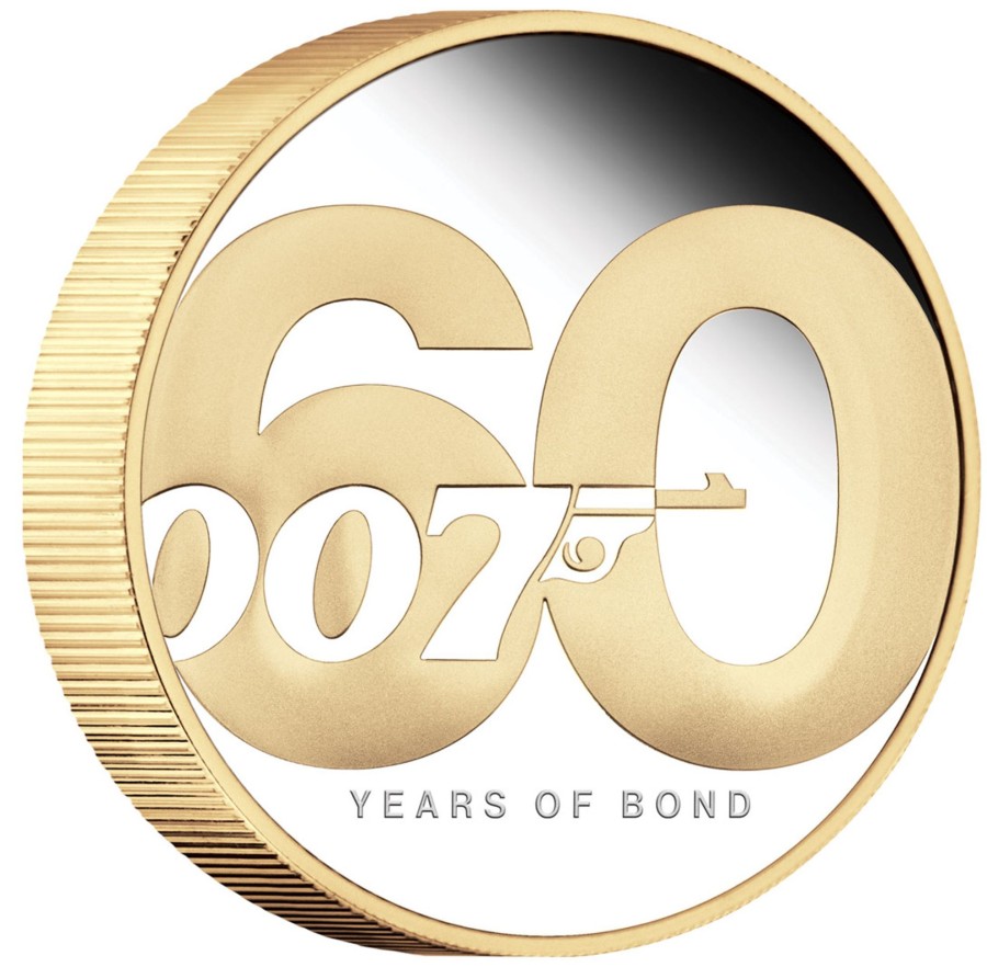 Perth Mint Perth Mint | 60 Years Of Bond 2022 2Oz Silver Gilded Proof